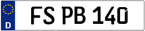 Truck License Plate